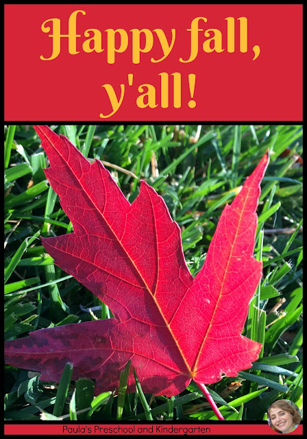 Happy fall, y'all! from Paula's Preschool and Kindergarten