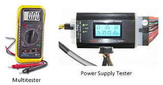 multimeter dan PSU tester