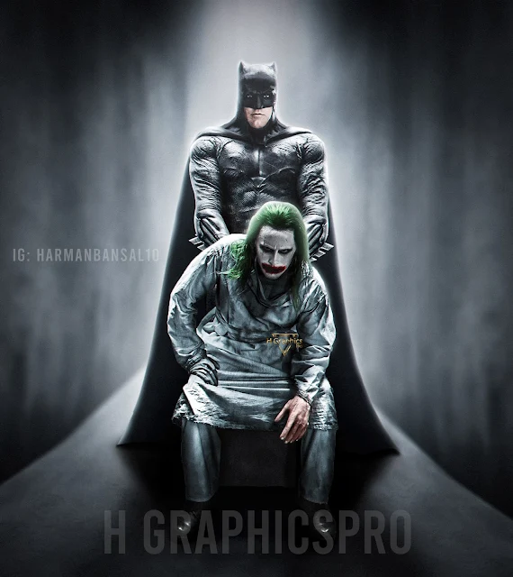 Zack Snyder's Joker and Batman Artwork