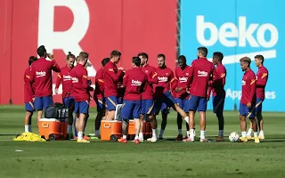 Some best pictures from Barcelona final training ahead of season opener