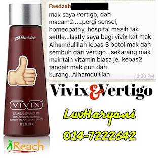 Testimoni Vivix untuk Vertigo