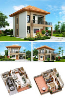 Planos y Fachadas 3D de Casas Pequeñas