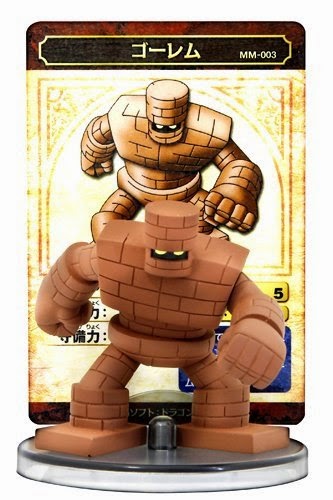  Dragon Quest Monster Museum 003 - Golem Mini Figure, Base  &  Card