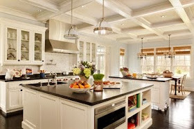 Round up of beautiful kitchen spaces from Label Me Organized