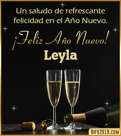 Saludos de año nuevo para leyla Saludos de año nuevo para leyla