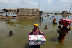 Warga Desa di Pakistan Mengaku Dipaksa untuk Mengungsi Akibat Banjir 