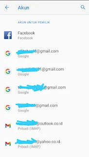 Menghapus Salah Satu Akun Gmail Android Lewat Menu Google