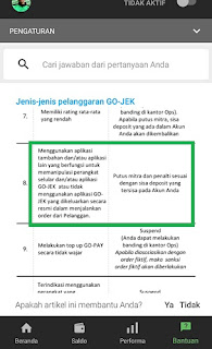 kebijakan ojek online melarang hp android di root