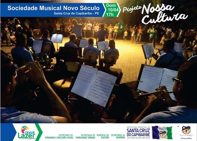 Cidade Lazer terá apresentação da Banda Novo Século no domingo (10) na Avenida 29 de Dezembro