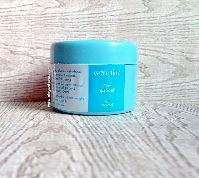 review of vedic line foot scrub