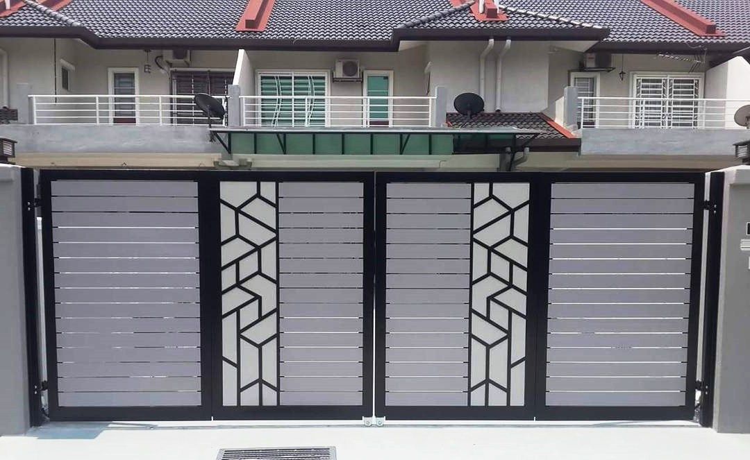 25 model  pagar  rumah minimalis  type 36 dengan desain 