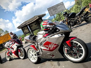 Tigh Loughhead on the Cherohala Skyway with Ducati Bimota and MV Agusta Motorcycles