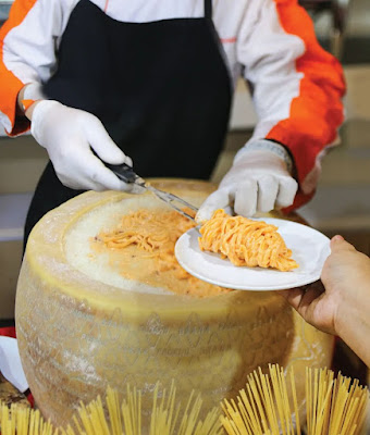 cheese wheel pasta