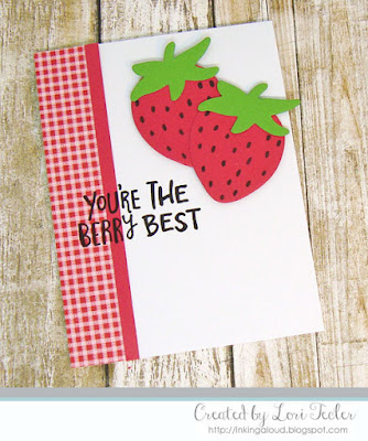 Berry Best card-designed by Lori Tecler/Inking Aloud-stamps and dies from Reverse Confetti