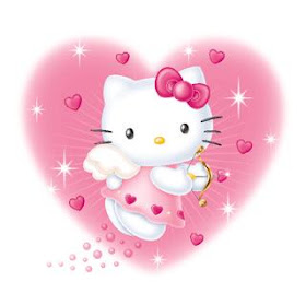 Gambar Hello Kitty Pink Love 