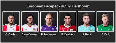 PES 2021 European Facepack #7 by Fleishman