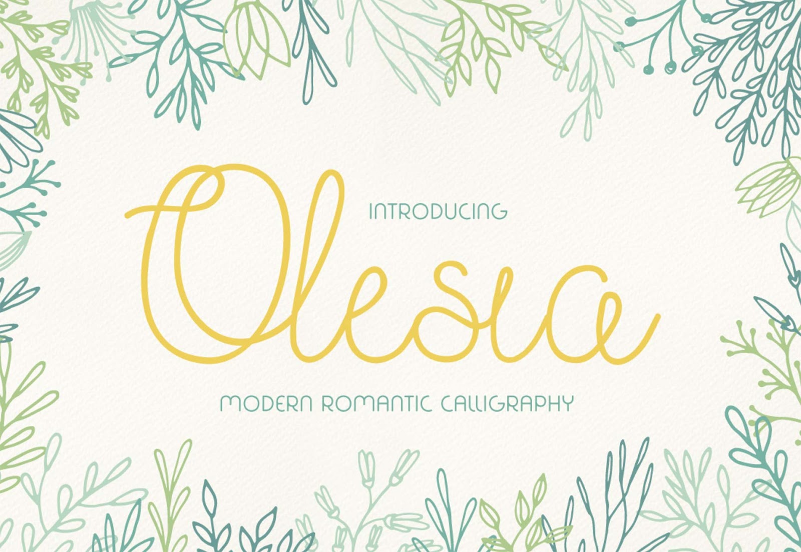 Font Edisi September - Olesia Font