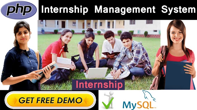 Online Internship Management System Project in PHP | MYSQLI | HTML | CSS  - College Projects for CS