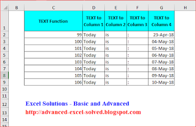 Excel Split Cells by Text to Column Option