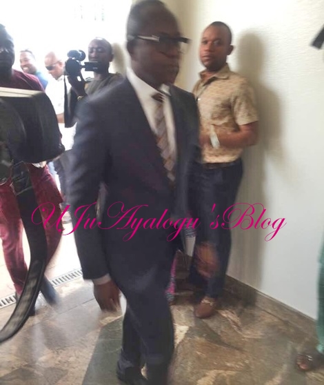 Photos: Ibe Kachikwu Arrives Aso Villa to Meet President Buhari Over His 'Explosive' Leaked Memo