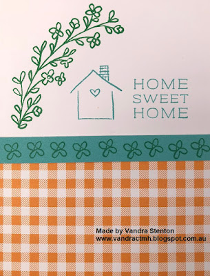 #CTMHVandra, Colour Dare Challenge, color dare, stamping, #CTMHHelloPumpkin, halloween, home sweet home, flowers, cardmaking, plaid, 