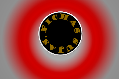 A imagem no formato de círculo está inscrito Fichas sujas.
