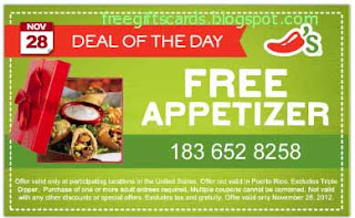 Free Printable Chili's Coupons