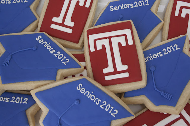 Temple graduation cookies