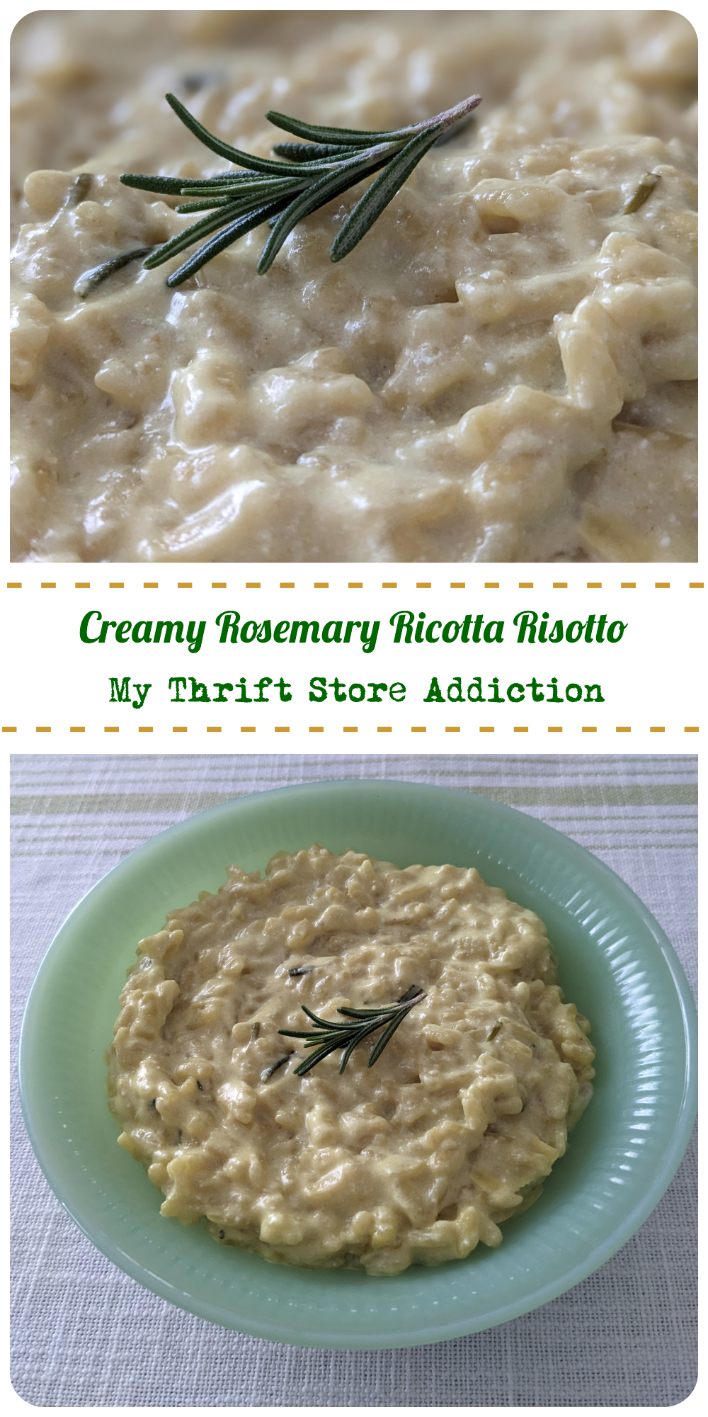 creamy Rosemary Ricotta Risotto