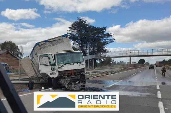 Accidente en la Ruta 5 Sur