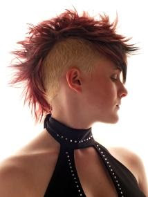 punk hairstyle