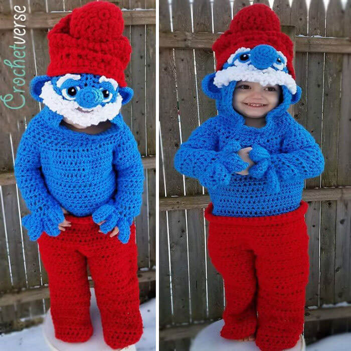 Amazing Mom Crochets Full Body Halloween Costumes For Her Children