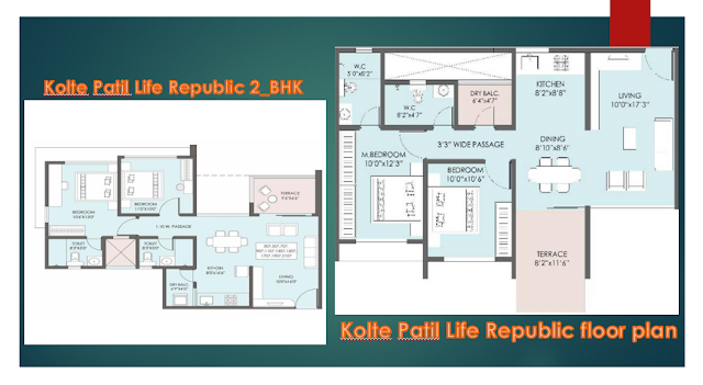 Kolte Patil Life Republic Floor Plan