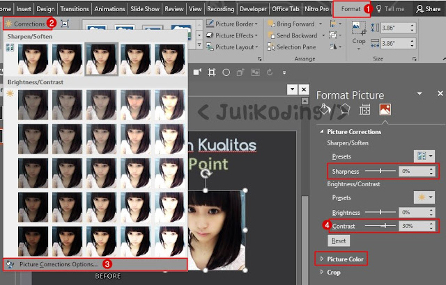 mempercantik diri dengan meningkatkan gambar 4 Cara Meningkatkan Kualitas Gambar di Power Point