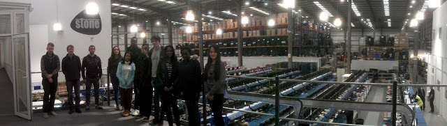 students on site visit