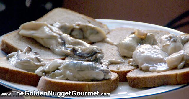 Oysters on Bread