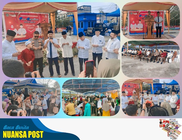Wabup Bengkalis H.Bagus Santoso Membuka Kegiatan Pasar Ramadhan 1444-H   