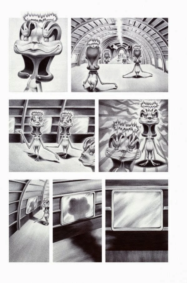 Lovot Factory 153 _ Ballpoint pen Illustration
