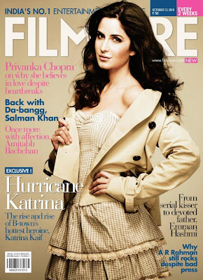 Katrina Kaif on Filmfare India Oct 2010 Scans