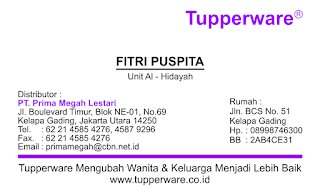 Kartu Nama Tupperware