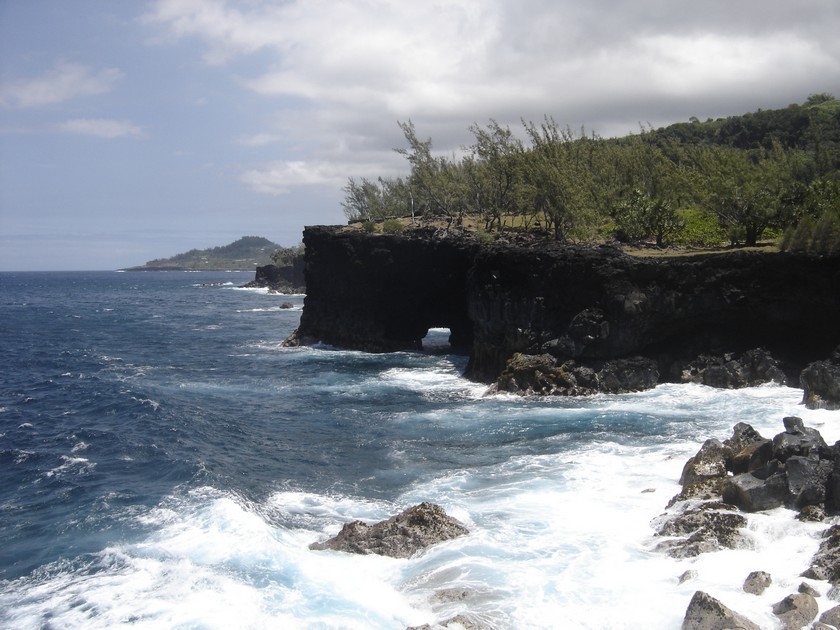 Le Baril, la côte du sud sauvage à l'ouest St Philippe