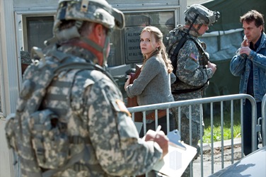 Alexa Havins is Agent Esther Drummond