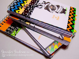 Neon Halloween Notebooks using Boo Crew by Newton's Nook Designs