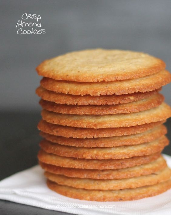 Crisp Almond Cookies