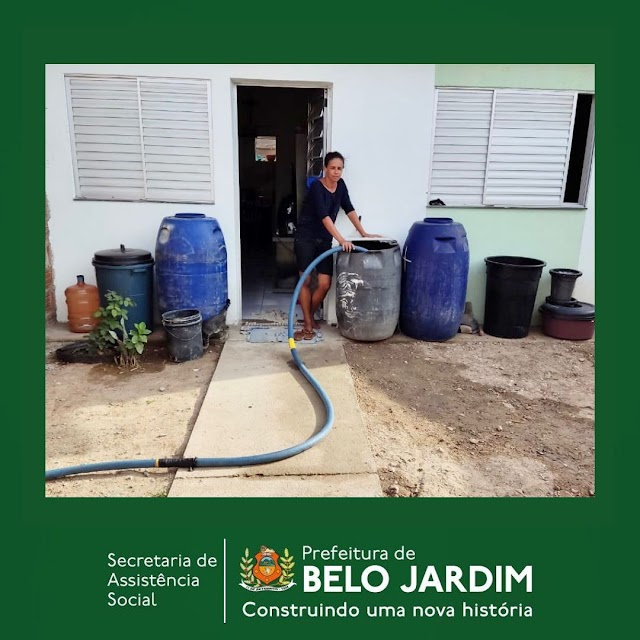 PREFEITURA DE BELO JARDIM FIRMA AÇÕES PARA RESOLVER FALTA DE ÁGUA NO RESIDENCIAL VILA BELA I