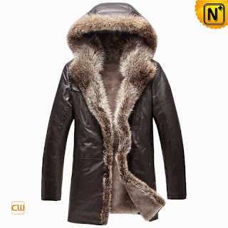 Hooded Shearling Coat