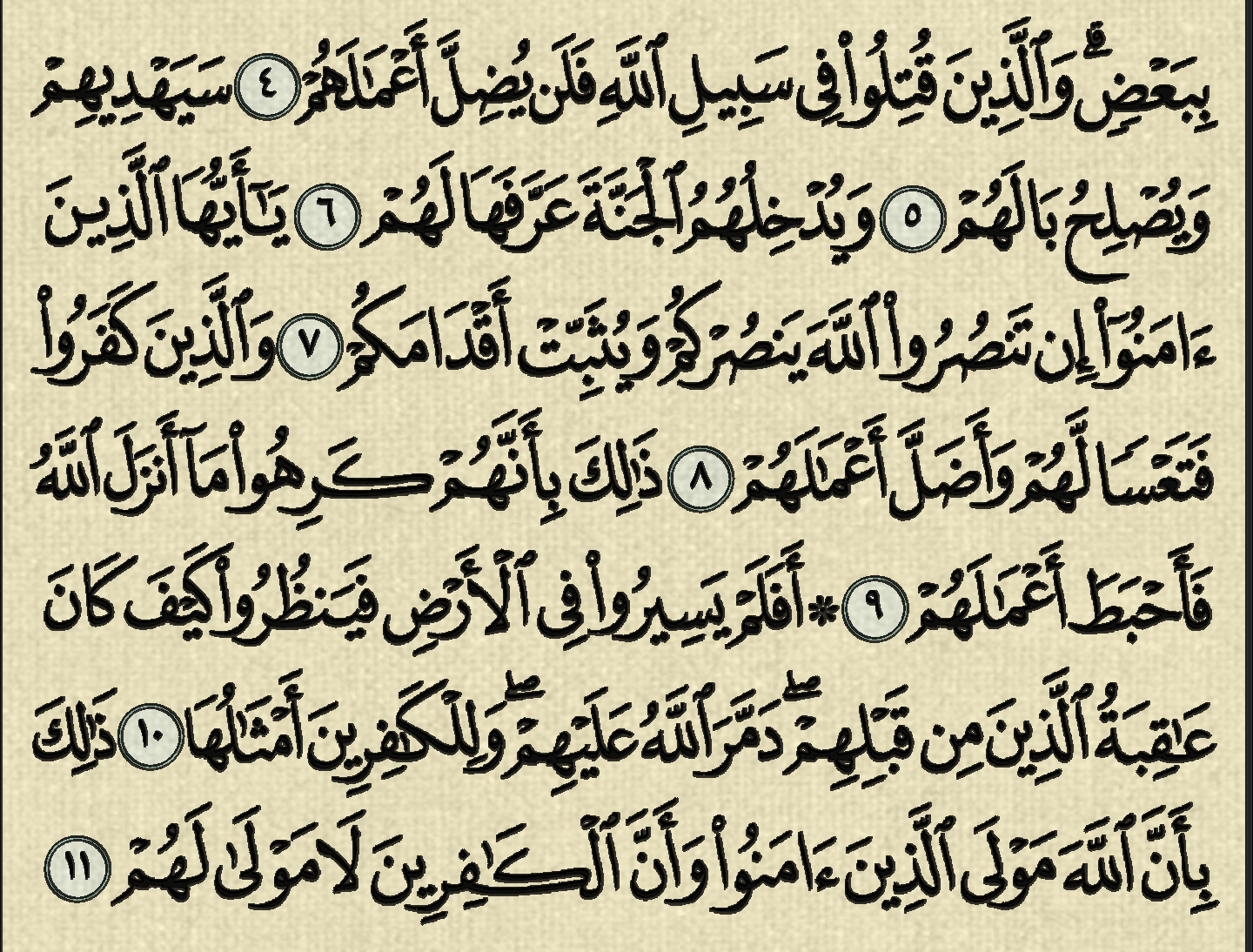 شرح, وتفسير, سورة محمد, surah muhammad, من الآية 1, إلى الآية 15,