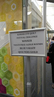 KCRQF quilt challenge winner - quilt by Trisch Price and Julie Rounds