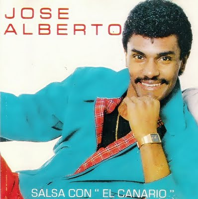 Foto de José Alberto "El Canario" en portada de disco