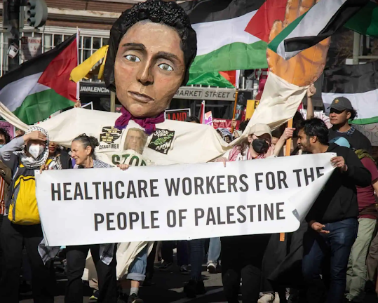 Canada Ontario nurses healthcare workers Palestine solidarity Gaza genocide boycott divest sanction Israel unions labour justice